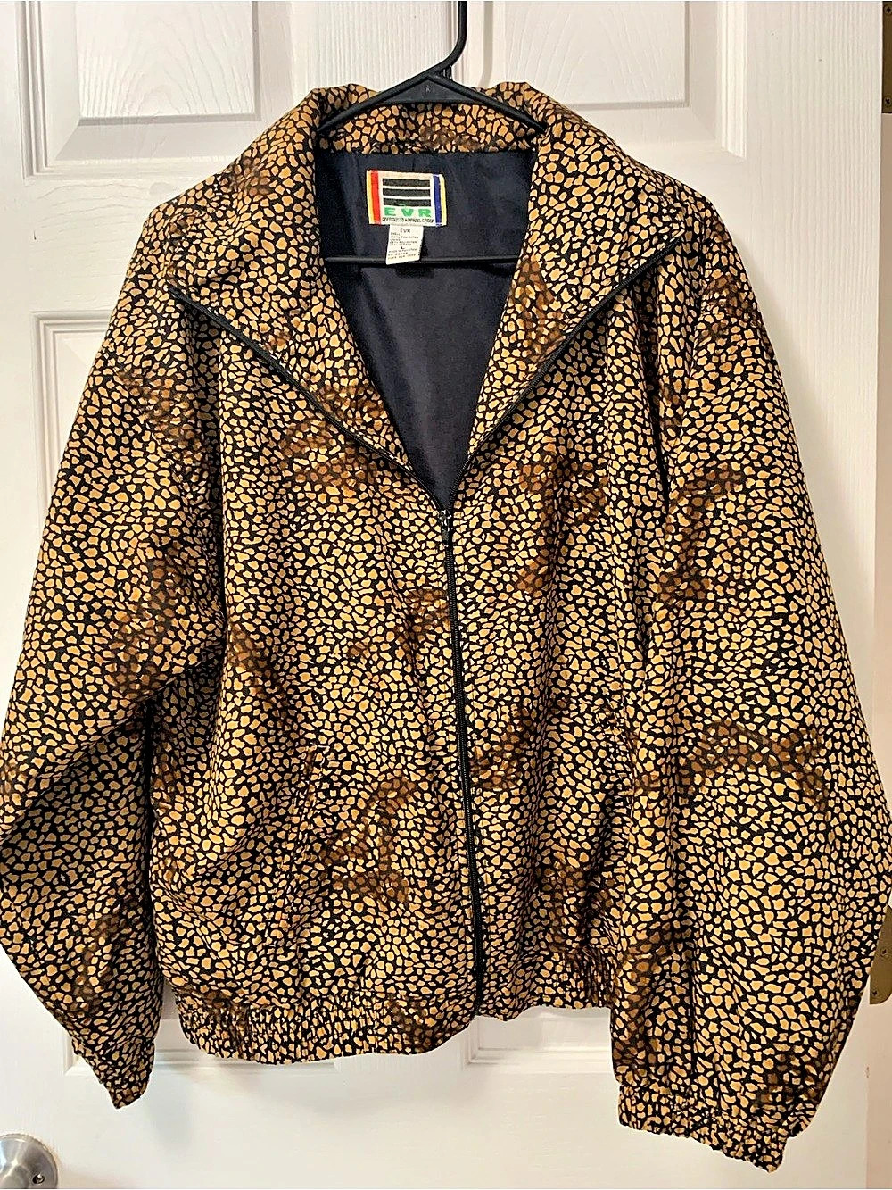 EVR Animal Print Jacket in Brown & Black